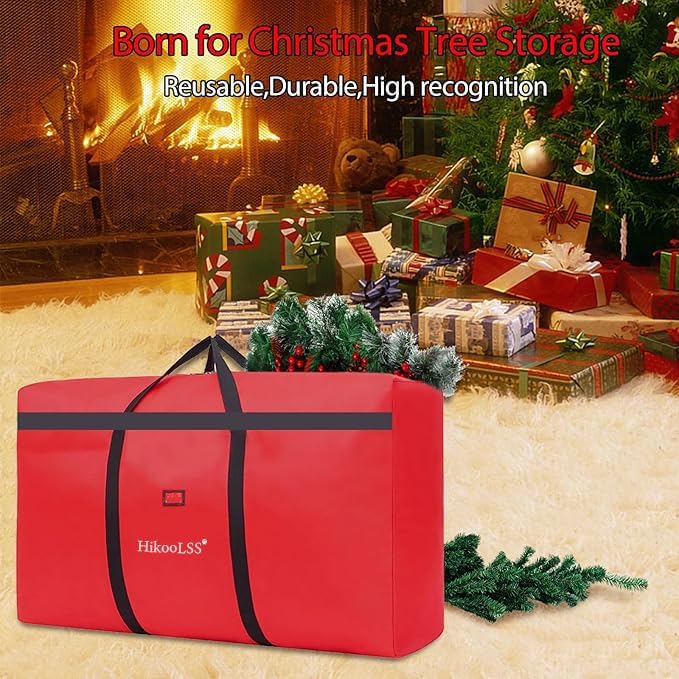 HikooLSS Small Christmas Tree Storage Bag 4Ft/5Ft Heavy Duty Reusable - Image 4