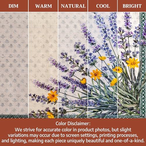 Maison d' Hermine Cloth Napkins Set of 6 Reusable 100% Cotton (20" x 20") - Image 6