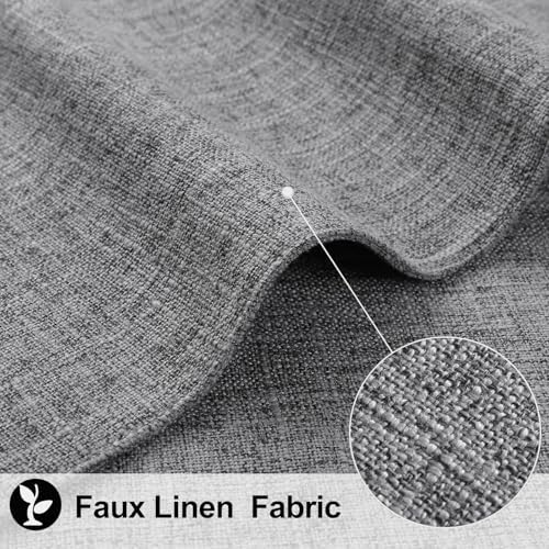 homing Faux Cotton Linen Placemats Set of 8, Cloth Dining Table Mats - Image 2