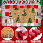 Moucuny 2 Pcs Christmas Coir Doormat Outdoor, Non Slip - Image 3
