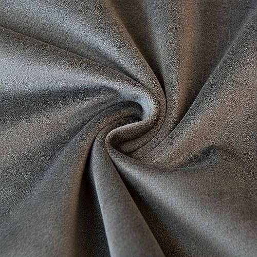 JUSPURBET 28x28 Velvet Throw Pillow Covers Set of 2 for Couch Bed Sofa,Ash - Image 6