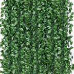 1700 Feet 240 Pack Fake Greenery Ivy Leaf Plants, Hanging Garland Vine Leaves, Artificial Flowers Foliage for Bedroom Wall Decor by ZYIGYI