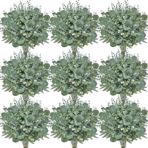 Serwalin 300PCS Mixed Eucalyptus Stems, Greenery Stems for Centerpieces by Serwalin