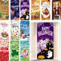 Preboun 12 Pcs Fall Decorations Door Cover for Front Door Seasonal Set by Preboun