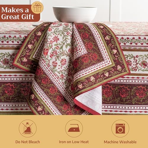 Maison d' Hermine Cloth Napkins Set of 4 Reusable 100% Cotton (20" x 20") - Image 5
