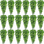 Hoteam 18 Pcs Artificial Hanging Greenery Plants, Pothos by Hoteam