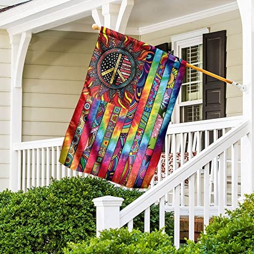FLAGWIX Hippie Peace Flags, Decorations For Home, House Flag (30 x 40) - Image 5