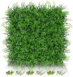 8Pcs Artificial Grass Wall Panels,20"x20" Boxwood Wall Panels by EverNature