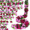 Floweroyal 6 Pack Artificial Flower Garlands 15.8FT Fake Rose Vines Silk Flowers Hanging Rose Ivy for Wedding Arch Party Home Garden Wall Decor (Fuchsia) by FloweroyalCrafts