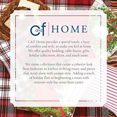 Red Plaid Cotton Quilted Christmas Table Runner - Image 4
