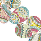 Enliven Easter Beaded Table Runner, Easter Runner for Table, Handmade Beaded Table Runners 13x36 inches by Enliven