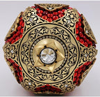 Pomegranate Muslim Home Table Decor Showpiece Eid Gift Islamic Ayatul Kursi (Gold) - Image 3