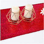 Red Sequin Table Runner 12 Pack 12''x108 Glitter Table Runner - Image 3
