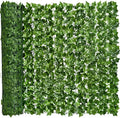 DearHouse 68.9x157.5in Artificial Ivy Privacy Fence Wall Screen, Artificial Hedges Fence and Faux Ivy Vine Leaf Decoration for Outdoor Garden Decor by DearHouse