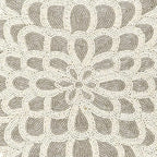 CLEENTABLE Hand-Beaded Table Runner, Silver, 13x36 - Image 2