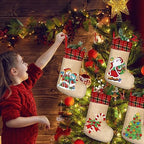 Glimin 9 Sets Christmas Diamond Art Stocking 5D - Image 6