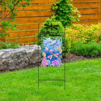 Briarwood Lane Everyday Wrought Iron Dragonfly Garden Flag Arbor 41x15 Garden Flag Decorative Arbor - Image 3