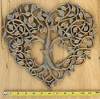 Old River Outdoors Tree of Life/Heart Wall Plaque 12" Decorative Art Sculpture - I Love You Decor - Image 3