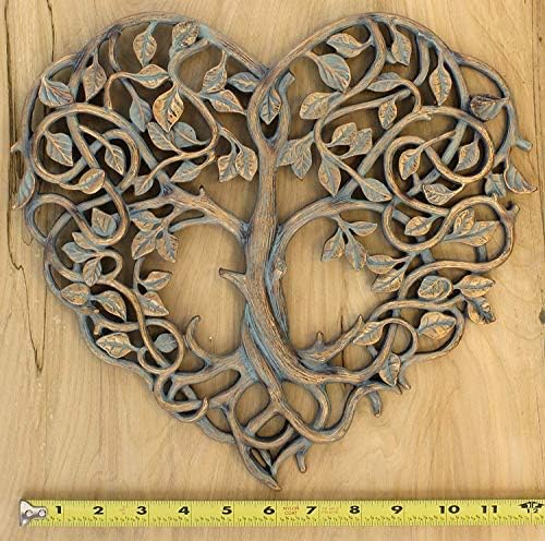 Old River Outdoors Tree of Life/Heart Wall Plaque 12" Decorative Art Sculpture - I Love You Decor - Image 3