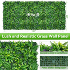 Grass Wall Panels 60"x180"(90 sqft) UV-Anti Hedge Boxwood Roll - Image 2
