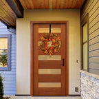 Fall Wreath for Front Door 24 inch Autumn Leaves Pumpkin Outdoor - Image 6
