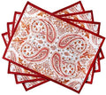 Maison d' Hermine Placemats Set of 4 Reusable 100% Cotton (13"x19") by MaisondHermine