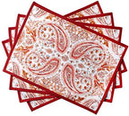 Maison d' Hermine Placemats Set of 4 Reusable 100% Cotton (13"x19") by MaisondHermine
