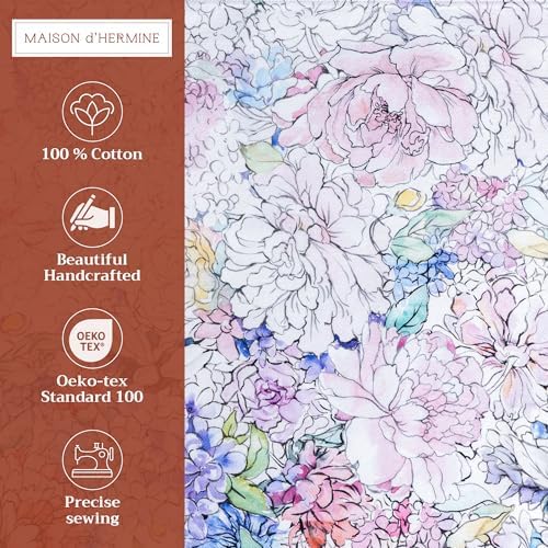 Maison d' Hermine Placemats Set of 4 Reusable 100% Cotton (13"x19") - Image 2