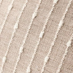 Foindtower Decorative Striped Boucle Throw Pillow Cover 24x24 Natural Beige - Image 2