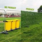 DearHouse 68.9x157.5in Artificial Ivy Privacy Fence Wall Screen, Artificial Hedges Fence and Faux Ivy Vine Leaf Decoration for Outdoor Garden Decor - Image 3