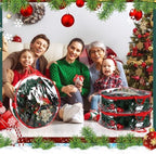 Shappy 4 Pcs 36 Inch Clear Wreath Storage Bags PVC Waterproof, Red - Image 6