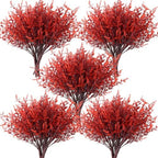 RECUTMS Artificial Fall Flowers Lavender Fake Burgundy Plants Gothic 36Pcs - Image 2