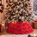 Soulchen Faux Fur Christmas Tree Collar - Image 3
