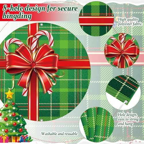 WovWeave Gift Box Garage Door Cover Banner, 7 x 16 ft - Image 3