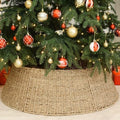 Rocinha 32 in Large Rattan Christmas Tree Collar Basket Base Handcrafted by Rocinha