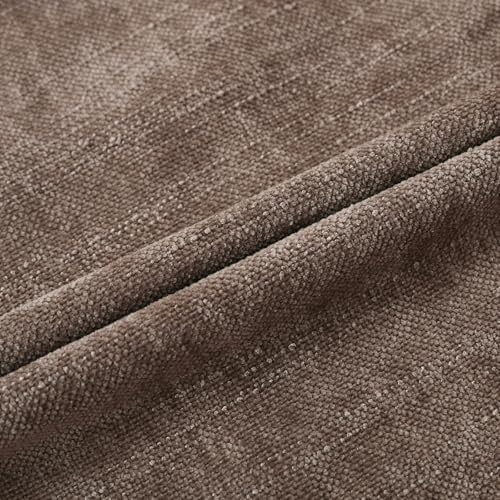 Set of 4 Soft Textured Decorative Throw Pillow Covers 26x26 Inch Cozy Farmhouse Cushion Cover Square Accent Pillow Cases for Bed Couch Sofa Living Room, Taupe Grey - Image 5