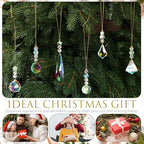 Landical 24 Pcs Crystal Christmas Ornaments Hanging,AB Color - Image 6