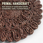 Circorn 13.8 Inch Round Woven Placemats Set of 4 - Image 3