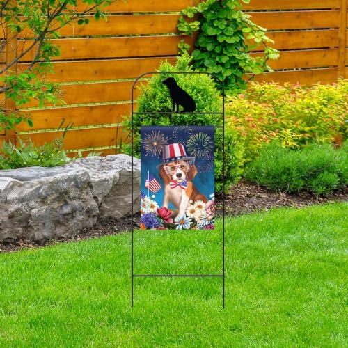 Briarwood Lane Everyday Wrought Iron Dog Garden Flag Arbor 41x15 - Image 3