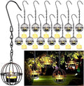 Retisee 12 Set Halloween Hanging Lantern Lights Rustic Ball Candle Holder by Retisee