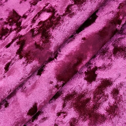 Premium Series, Crushed Velvet Throw Pillow Covers, Luxury Thick Cushion Cases for Home Decor, Hot Pink, 12x20 Inch, Covers Only - Image 4