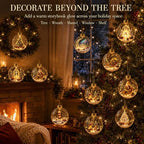 Glowing Christmas Story Ornaments, 9-Piece Light Up Mini Scene Set (Set C) - Image 6