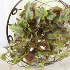 Factory Direct Craft Grape Leaf Cascading Artificial Ivy Vine Bush Greenery - Indoor/Outdoor Tuscany Vineyard Winery Grape Leaves Plant for Home Porch or Patio Decor (17" L) - Image 2