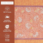 Maison d' Hermine Placemats Set of 4 Reusable 100% Cotton (13"x19") - Image 2