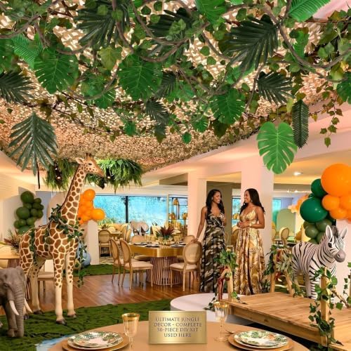 Jungle Party Decoration, 50 pcs Tropical Rainforest Classroom Decor - Image 6