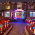 TRWYMZ Christmas Decorations - 16" Christmas Window Silhouette Lights - Image 5
