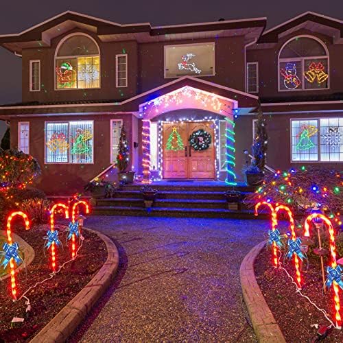TRWYMZ Christmas Decorations - 16" Christmas Window Silhouette Lights - Image 5