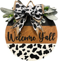 Wood front door sign Wood sign Home decor Welcome sign Sign for front door House warming gift Wedding gift (Welcome y’all-DS012(A10) S003, 18" Width) by Unknown