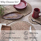 Park Designs Spice Bin Placemat Set of 4, Ginger Braided - Image 6
