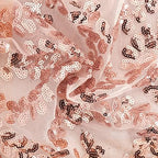 Rose Gold Flower Table Runners 10 Pieces 12x72 Inches Sequin Glitter Table Runner for Wedding Banquet Event Party Decorations - Image 6